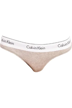 Calvin Klein Dámská tanga šedá