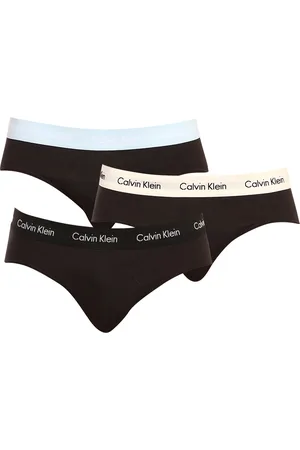 Calvin Klein 3PACK pánské slipy černé