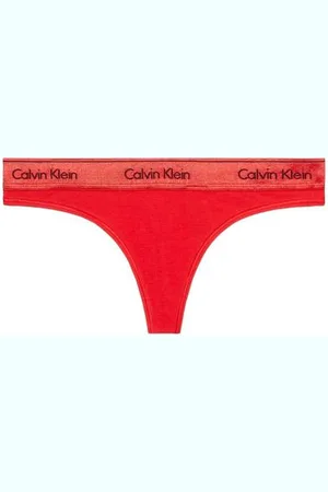 Calvin Klein Dámská tanga nadrozměr červená