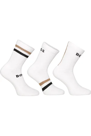 HUGO BOSS 3PACK ponožky bílé