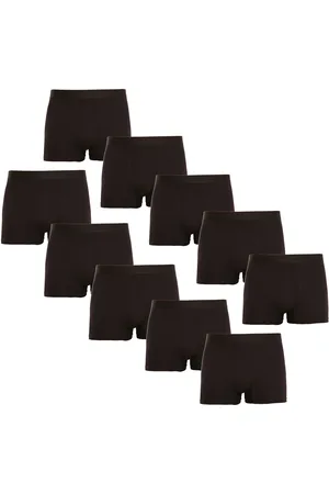 Nedeto 10PACK pánské boxerky černé