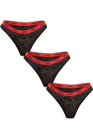 HUGO BOSS 3PACK dámská tanga vícebarevná