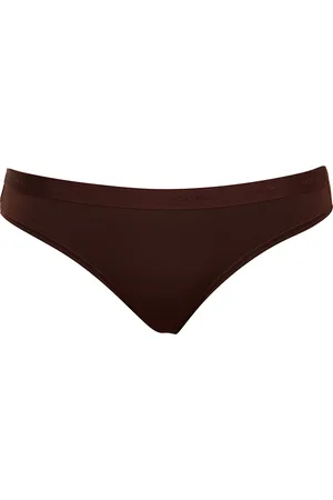 Calvin Klein Dámské kalhotky tmavě hnědé
