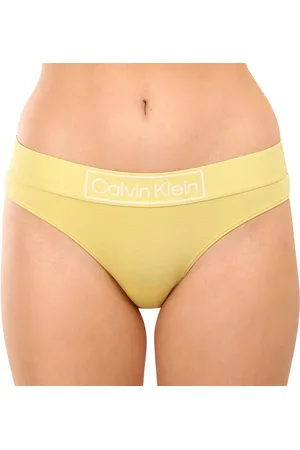 Calvin Klein Dámské kalhotky žluté
