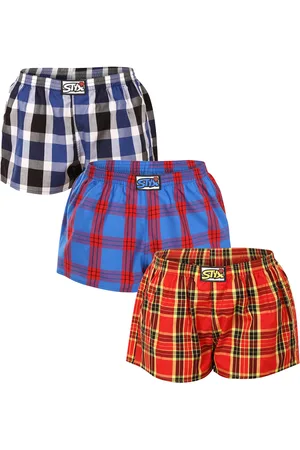STYX 3PACK dámské trenky klasická guma vícebarevné