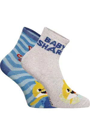 E PLUS M 2PACK dětské ponožky Baby shark vícebarevné