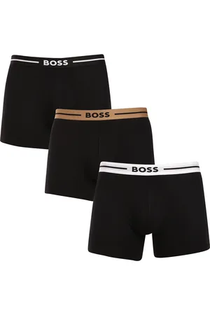 HUGO BOSS 3PACK pánské boxerky černé