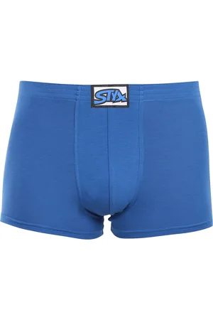 STYX Pánské boxerky klasická guma modré