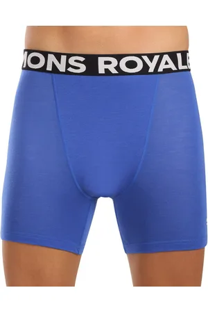 MONS ROYALE Pánské boxerky merino modré