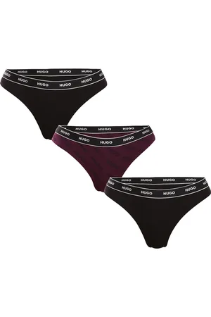 HUGO BOSS 3PACK dámská tanga vícebarevná