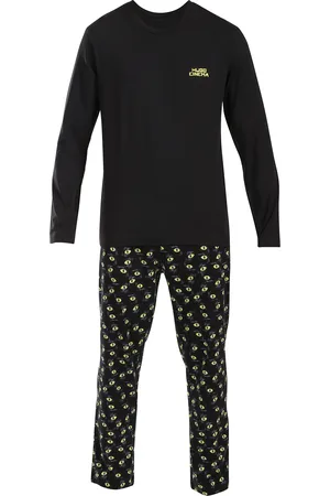HUGO BOSS Pánské pyžamo HUGO černé