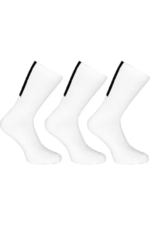 Pietro Filipi 3PACK ponožky sportovní vysoké bílé