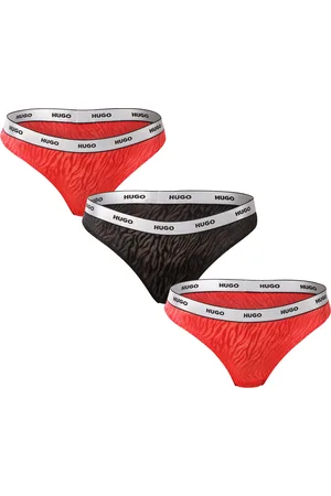 HUGO BOSS 3PACK dámská tanga vícebarevná