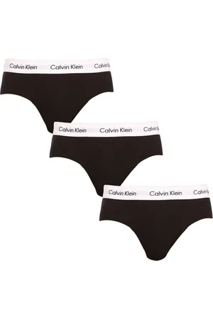Calvin Klein 3PACK pánské slipy černé