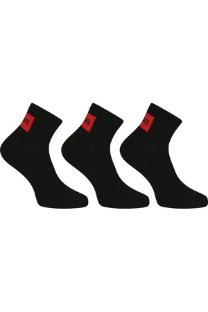 HUGO BOSS 3PACK ponožky černé