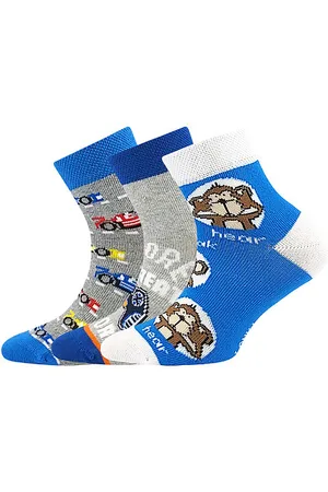 Lonka 3PACK dětské ponožky vícebarevné