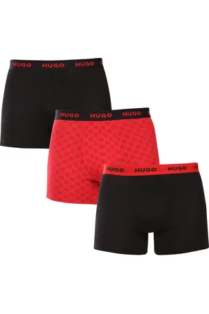 HUGO BOSS 3PACK pánské boxerky vícebarevné