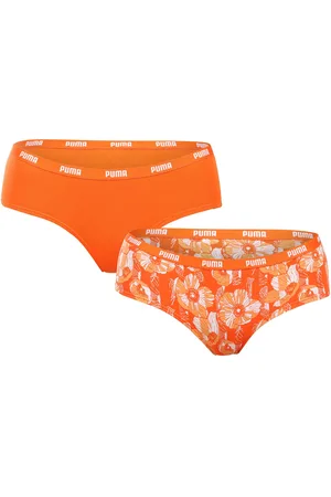 PUMA 2PACK dámské kalhotky oranžové