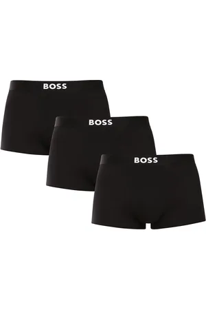 HUGO BOSS 3PACK pánské boxerky černé