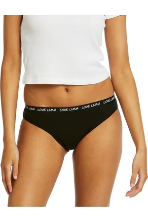 Love Luna Menstruační kalhotky pro dívky Bikini Sporty Black