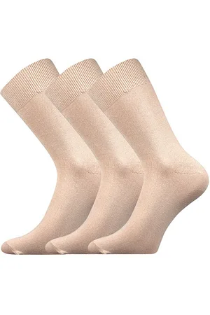 Boma 3PACK ponožky béžové