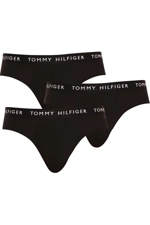 Tommy Hilfiger 3PACK pánské slipy černé