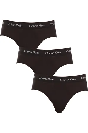 Calvin Klein 3PACK pánské slipy černé