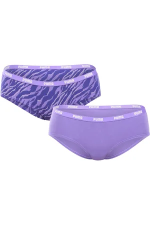 PUMA 2PACK dámské kalhotky fialové