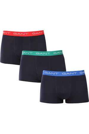GANT 3PACK pánské boxerky tmavě modré