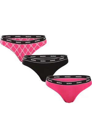 HUGO BOSS 3PACK dámská tanga vícebarevná