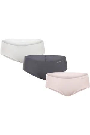 Calvin Klein 3PACK dámské kalhotky bezešvé vícebarevné