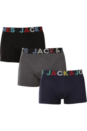 JACK & JONES 3PACK pánské boxerky vícebarevné