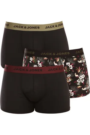 JACK & JONES 3PACK pánské boxerky vícebarevné