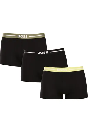 HUGO BOSS 3PACK pánské boxerky černé