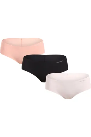 Calvin Klein 3PACK dámské kalhotky bezešvé vícebarevné