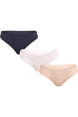 Tommy Hilfiger 3PACK dámská tanga bezešvá vícebarevná