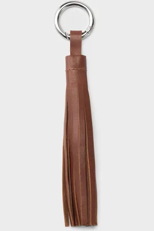 Vagabond Tassel Bag Charm - Hnědá Kůže