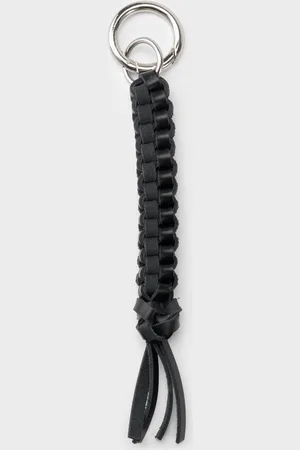 Vagabond Braided Bag Charm - Černá Kůže