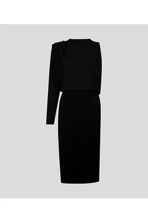 Karl Lagerfeld Šaty asymmetric knit dress l