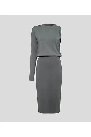 Karl Lagerfeld Šaty asymmetric knit dress l