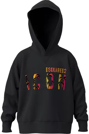 Dsquared2 Chlapci Mikiny bez kapuce - Mikina dsquared slouch fit-icon sweat-shirt 10y
