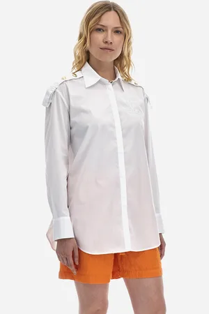 La Martina Košile woman shirt l/s poplin optic white