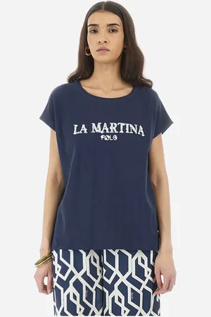 La Martina Tričko woman t_shirt single jersey ja navy