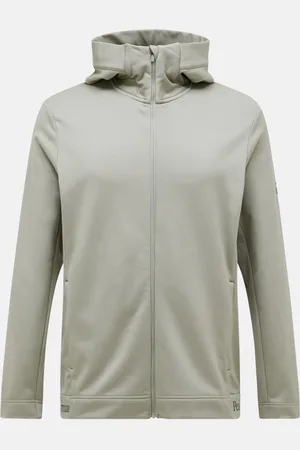 Peak Performance Mikina m rider tech zip hood limit green