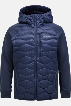 Peak Performance Bunda m helium down hybrid hood blue shadow