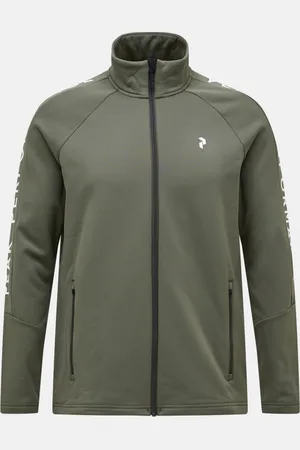 Peak Performance Mikina m rider zip jacket pine needle