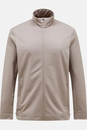 Peak Performance Mikina m rider tech zip jacket avid beige