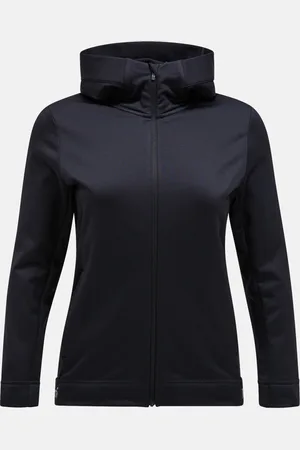 Peak Performance Mikina w rider tech zip hood black