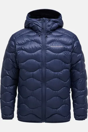 Peak Performance Bunda m helium down hood jacket blue shadow