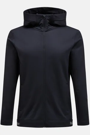 Peak Performance Mikina m rider tech zip hood black